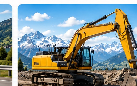 Baumaschine mit GPS Tracker